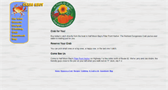 Desktop Screenshot of crabsahoy.com